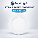 LED round recessed panel light 118mm 6w 6400K