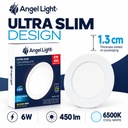 LED round recessed panel light 118mm 6w 6400K