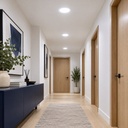LED round recessed panel light 146mm 9w 6400K