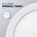 LED round recessed panel light 168mm 12W 6400K
