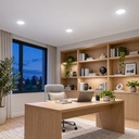 LED round recessed panel light 168mm 12W 6400K