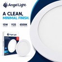 LED round recessed panel light 188mm 15W 6400K