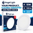 LED round recessed panel light 188mm 15W 6400K