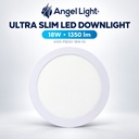LED round recessed panel light 221mm 18w 6400K