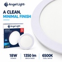 LED round recessed panel light 221mm 18w 6400K