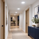 LED round recessed panel light 221mm 18w 6400K