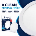 LED round recessed panel light 293mm 24w 6400k