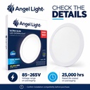 LED round recessed panel light 293mm 24w 6400k