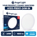 LED round recessed panel light 293mm 24w 6400k