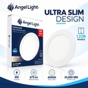 LED round recessed panel light 146mm 9w 4000K white