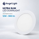 LED round recessed panel light 168mm 12W 4000K white
