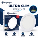 LED round recessed panel light 168mm 12W 4000K white