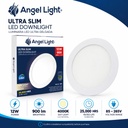 LED round recessed panel light 168mm 12W 4000K white