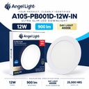 LED round recessed panel light 168mm 12W 4000K white