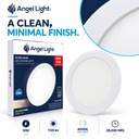 LED round recessed panel light 188mm 15w 4000K white