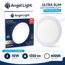 LED round recessed panel light 221mm 18w 4000K white