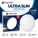 LED round recessed panel light 221mm 18w 4000K white