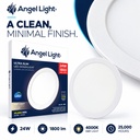 LED round recessed panel light 293mm 24w 4000K white