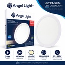 LED round recessed panel light 293mm 24w 4000K white