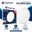 LED round recessed panel light 293mm 24w 4000K white