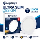 LED round recessed panel light 168mm 12w 3000K white