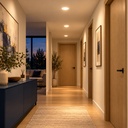 LED round recessed panel light 168mm 12w 3000K white