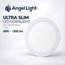 LED round recessed panel light 221mm 18w 3000K white