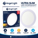 LED round recessed panel light 221mm 18w 3000K white