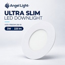 LED round recessed panel light 82mm 3w 3000K white