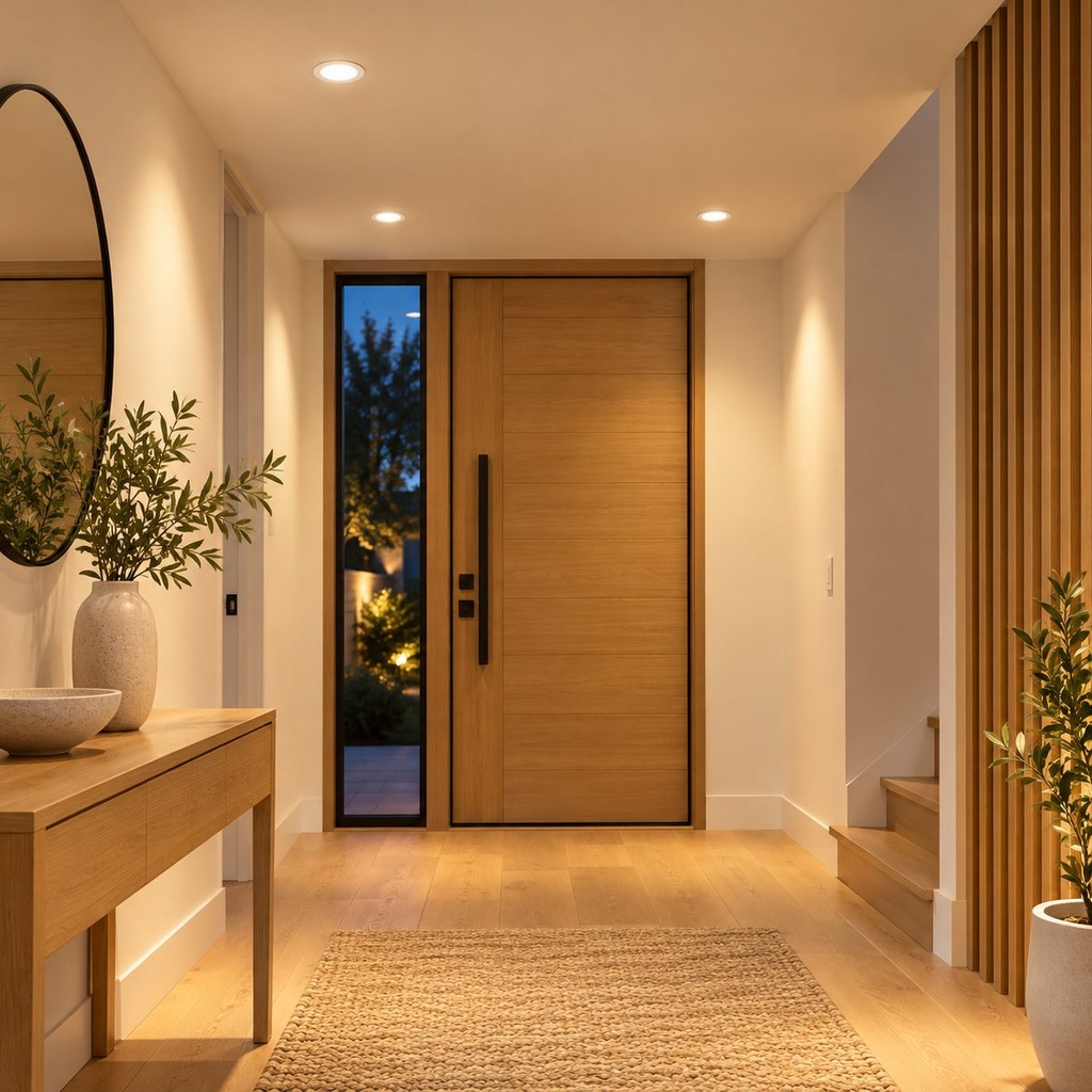 LED round recessed panel light 82mm 3w 3000K white
