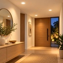 LED round recessed panel light 118mm 6w 3000K white