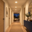 LED round recessed panel light 146mm 9w 3000K white
