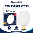 LED round recessed panel light 293mm 24w 3000K white