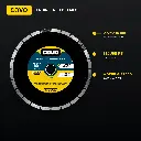 Segmented Diamond Cutting Blade / For Rough Concrete / Dry / 1 Piece / 14" (350mm)
