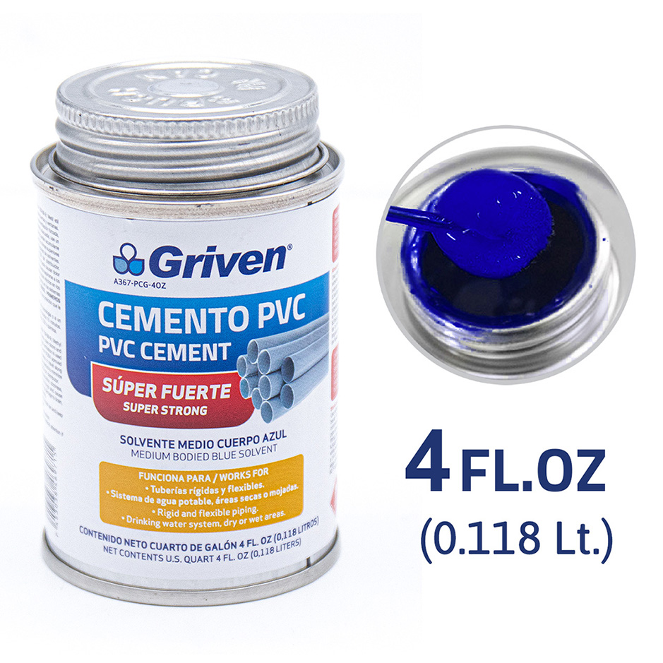 PVC Cement - PVC Cement & Iron - 4 oz