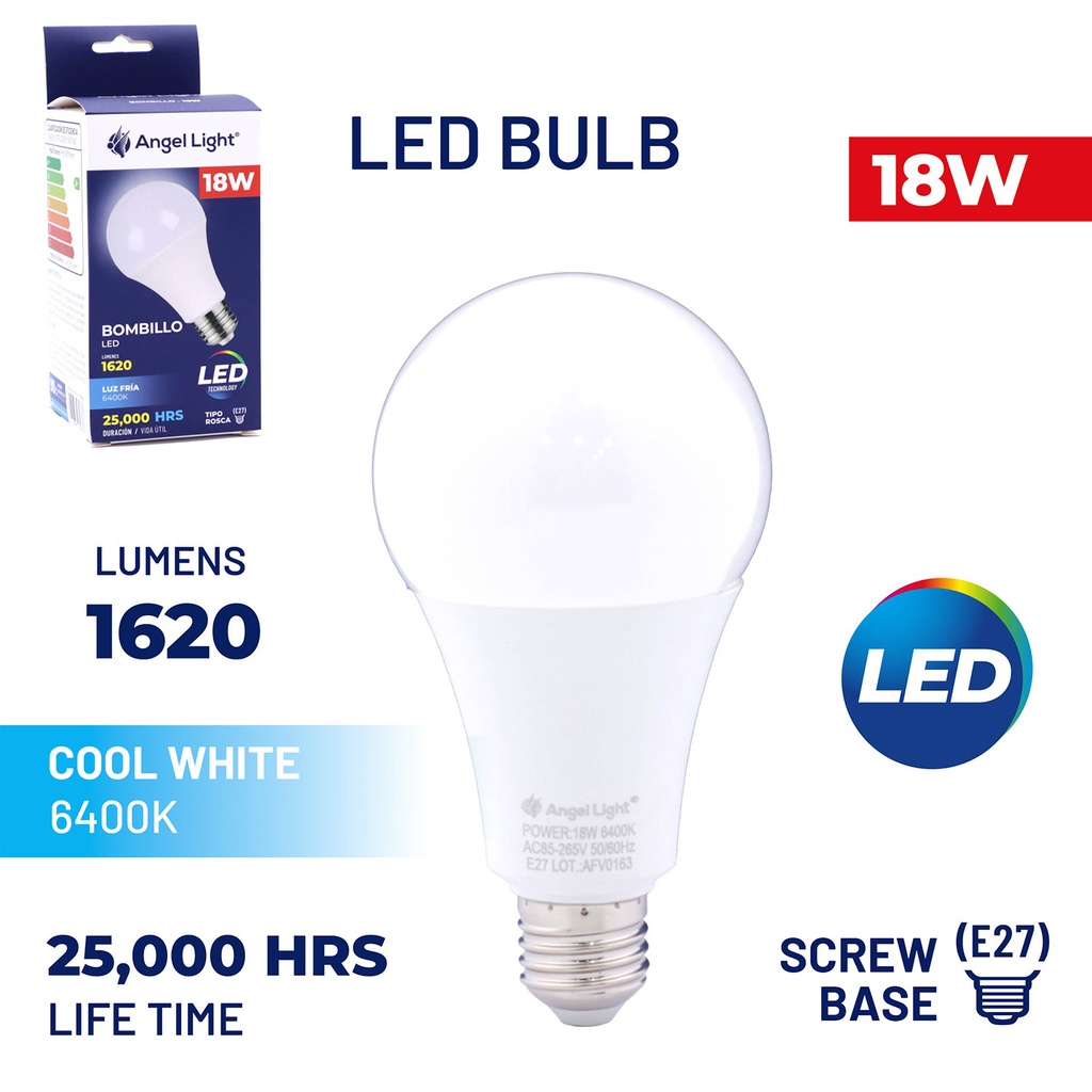 LED BULB A80 18W 6400K