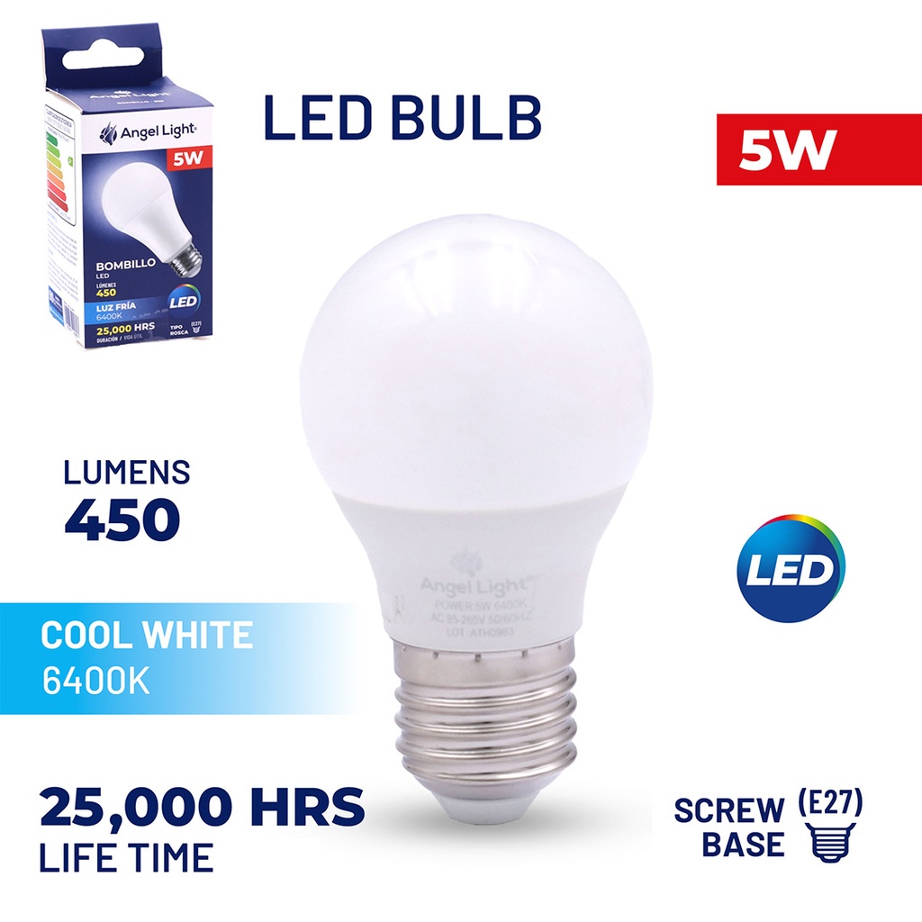 LED Bulb G45 5W 6400K