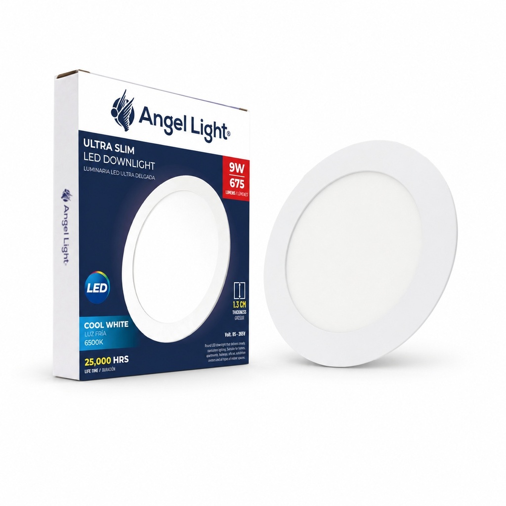 9W Round LED Downlight 6400K