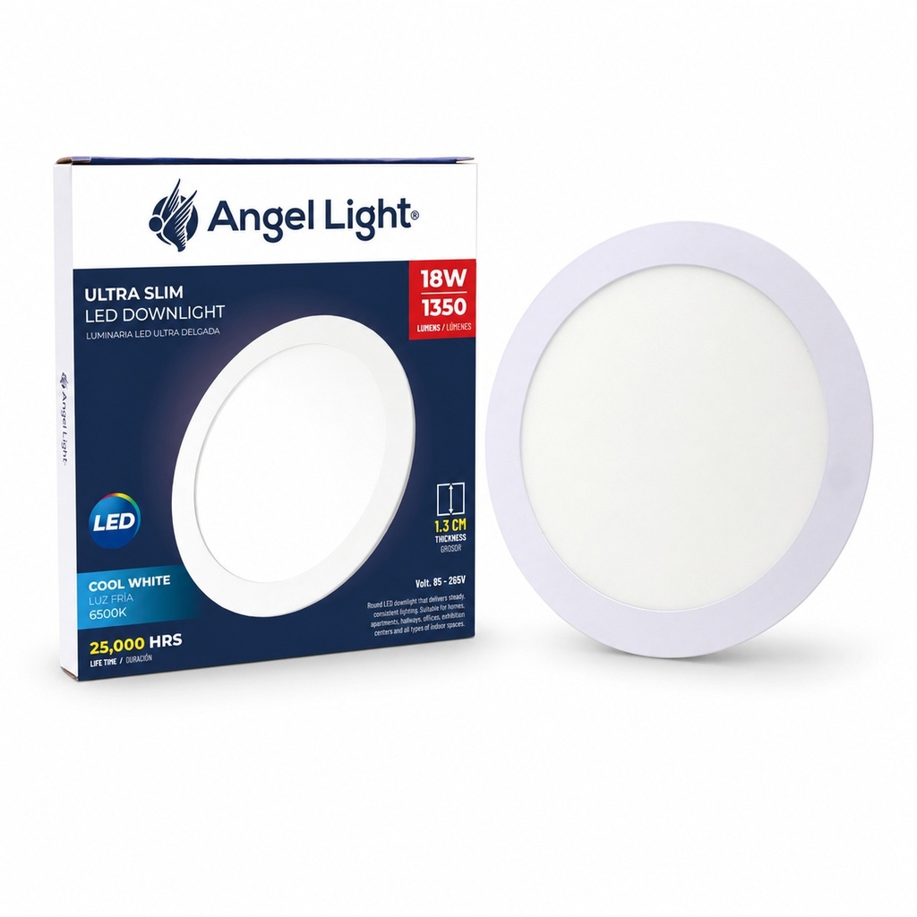 18W Round LED Downlight 6400K