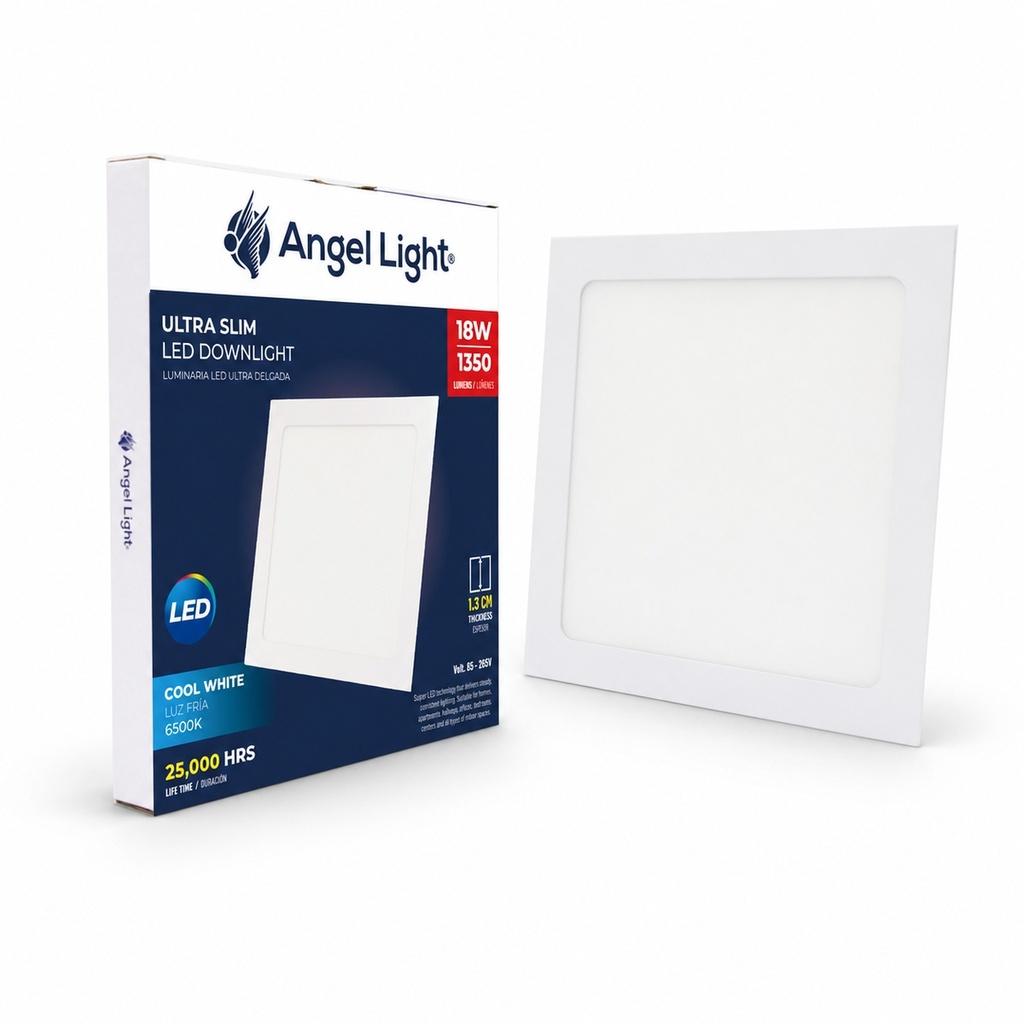18W Square LED Downlight 6400K
