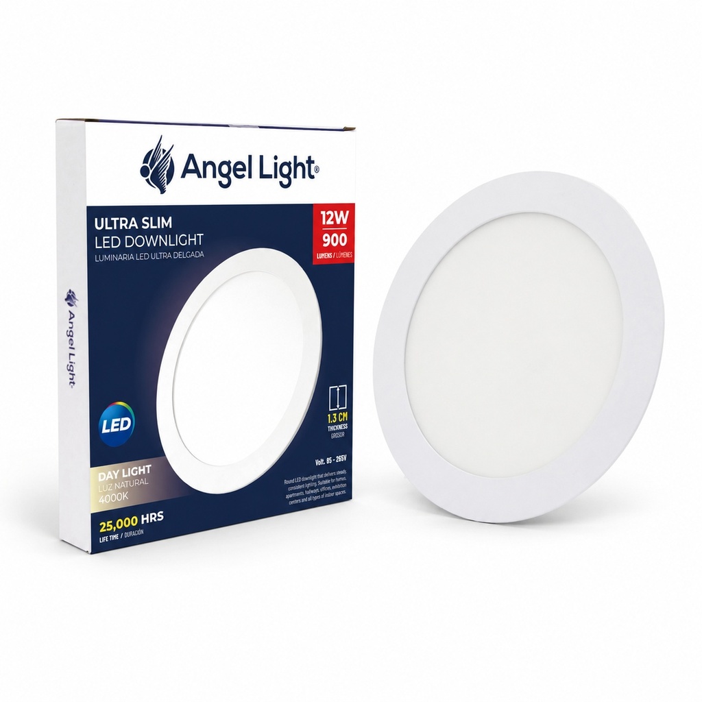 12W Round LED Downlight 4000K