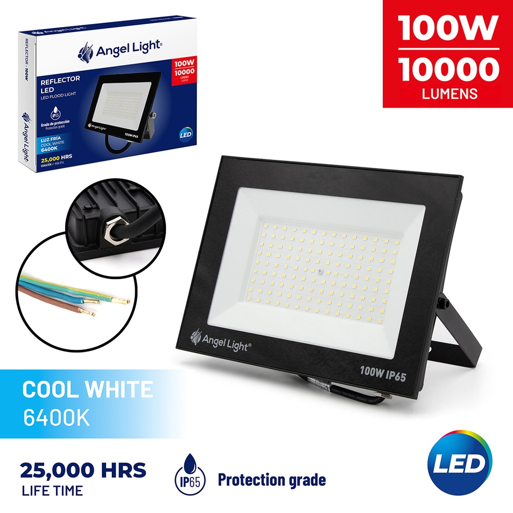 LED floodlight 100W 185*127*15mm 6400K
