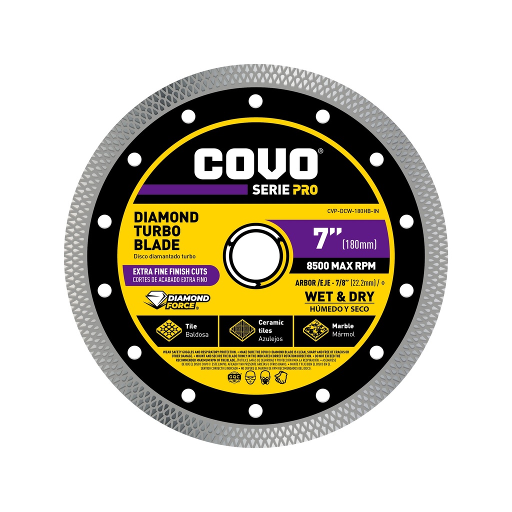 7" Diamond Mesh Blade - Fine Cutting