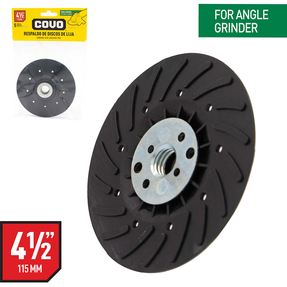 Sanding Disc Backing Pad for Grinder 4-1/2"