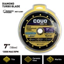 Turbo Diamond Blade 7"