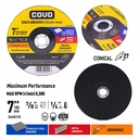 Abrasive Disc for Stainless Steel Grinding / Aluminum Oxide / 1 Piece / 7” (180mm)