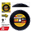 Dado Saw Blade / MN-Steel / 16 Teeth / 1 Piece / 9" (230mm)