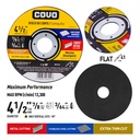 Extra Thin Metal Cutting Disc / Type 41 Flat / 1 Piece / 4-1/2 (115mm) / Thickness 3/64"/inox