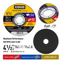 Extra Thin Metal Cutting Disc / Type 41 Flat / 1 Piece / 4-1/2" (115mm) / Thickness 1/16"