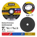 Thin Metal Cutting Disc / Type 41 Flat / 1 Piece / 7" (180mm) / Thickness 5/64"